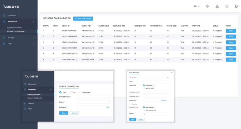 App Parameters-page