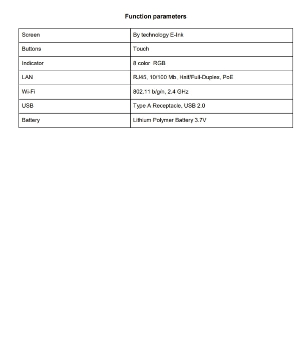 Function parameters